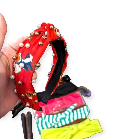 Bundle of Hair Accessories Headbands Clips Bobbypins, Top Knot Headbandd, Claws - Picture 3 of 9